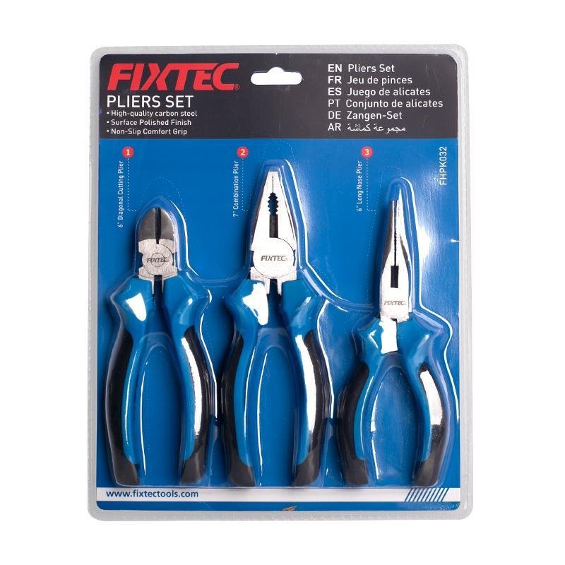 Fixtec 3PCS Plier Setn