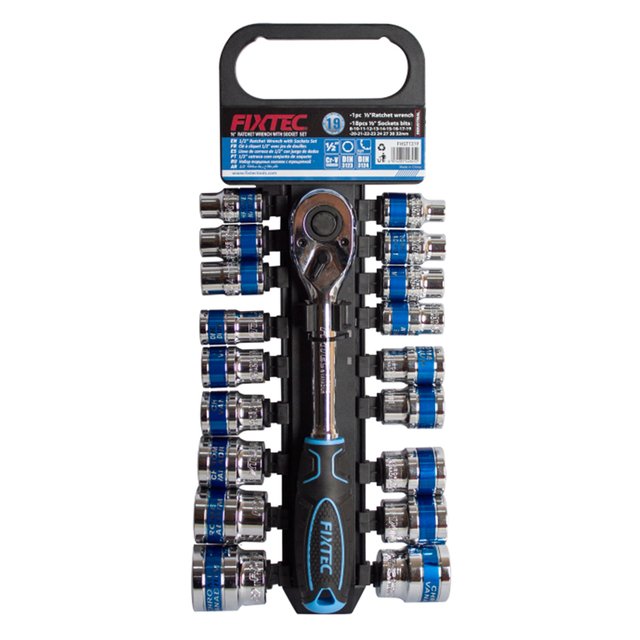 19PCS 1/2" DR.SOCKET SET