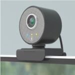 AI humanoid Auto Tracking Webcam Super WDR Dual microphone USB Web Camera -Black - Image 3