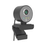 AI humanoid Auto Tracking Webcam Super WDR Dual microphone USB Web Camera -Black