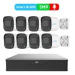 Uniarch B125 Bundle 8 Cameras 5MP 30M IR & POE 8 Channels NVR