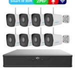 Uniarch B1R Bundle 8 Wifi Cameras 2MP 30M IR &  8 Channels NVR